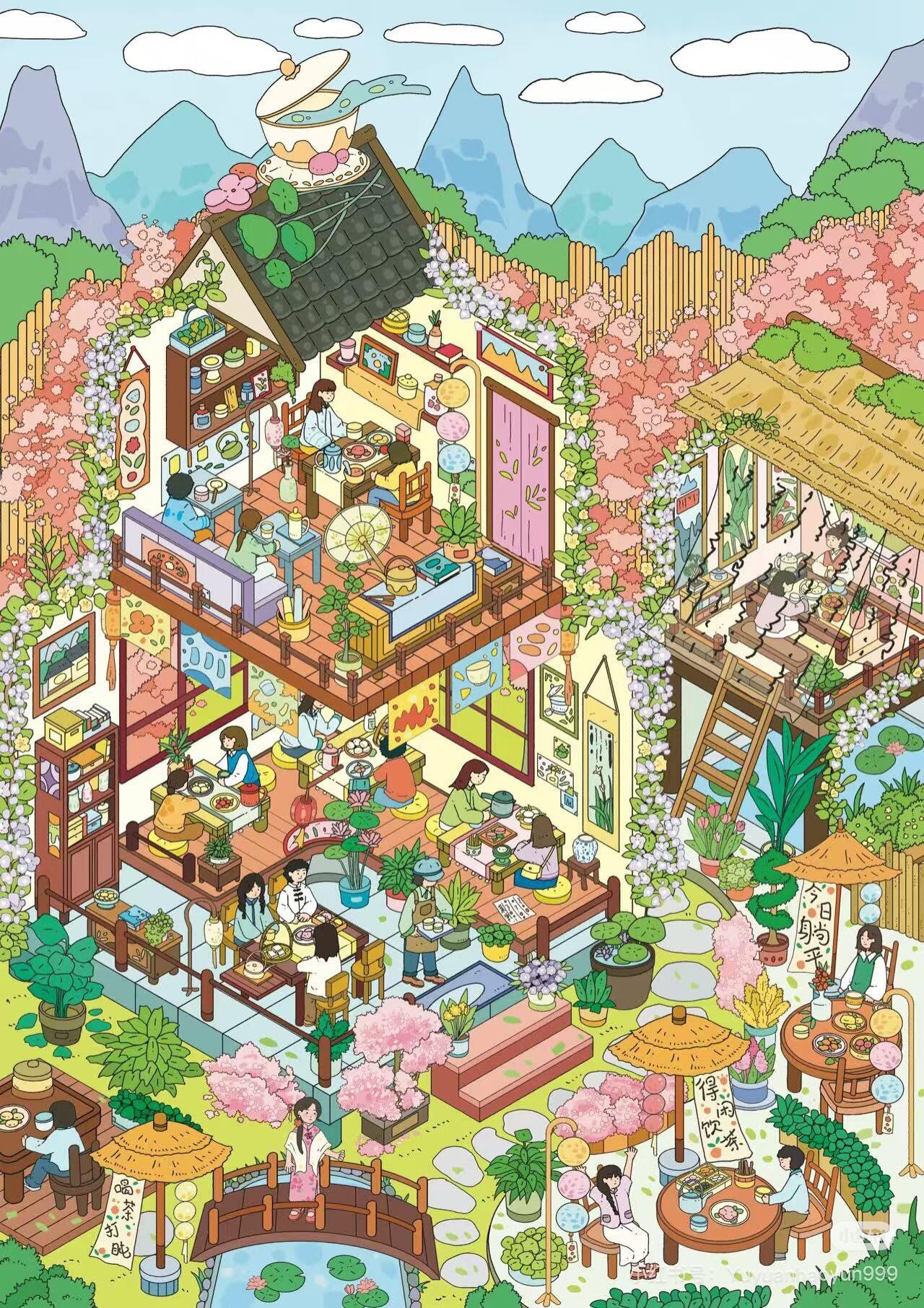 150+Designs Big and Huge size 3D scenes stickers(Maching Game)