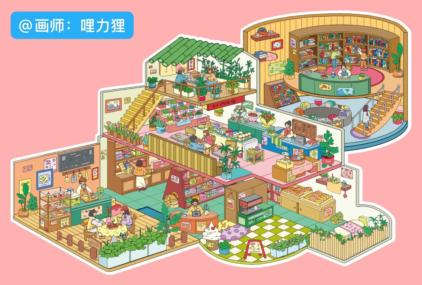 150+Designs Big and Huge size 3D scenes stickers(Maching Game)