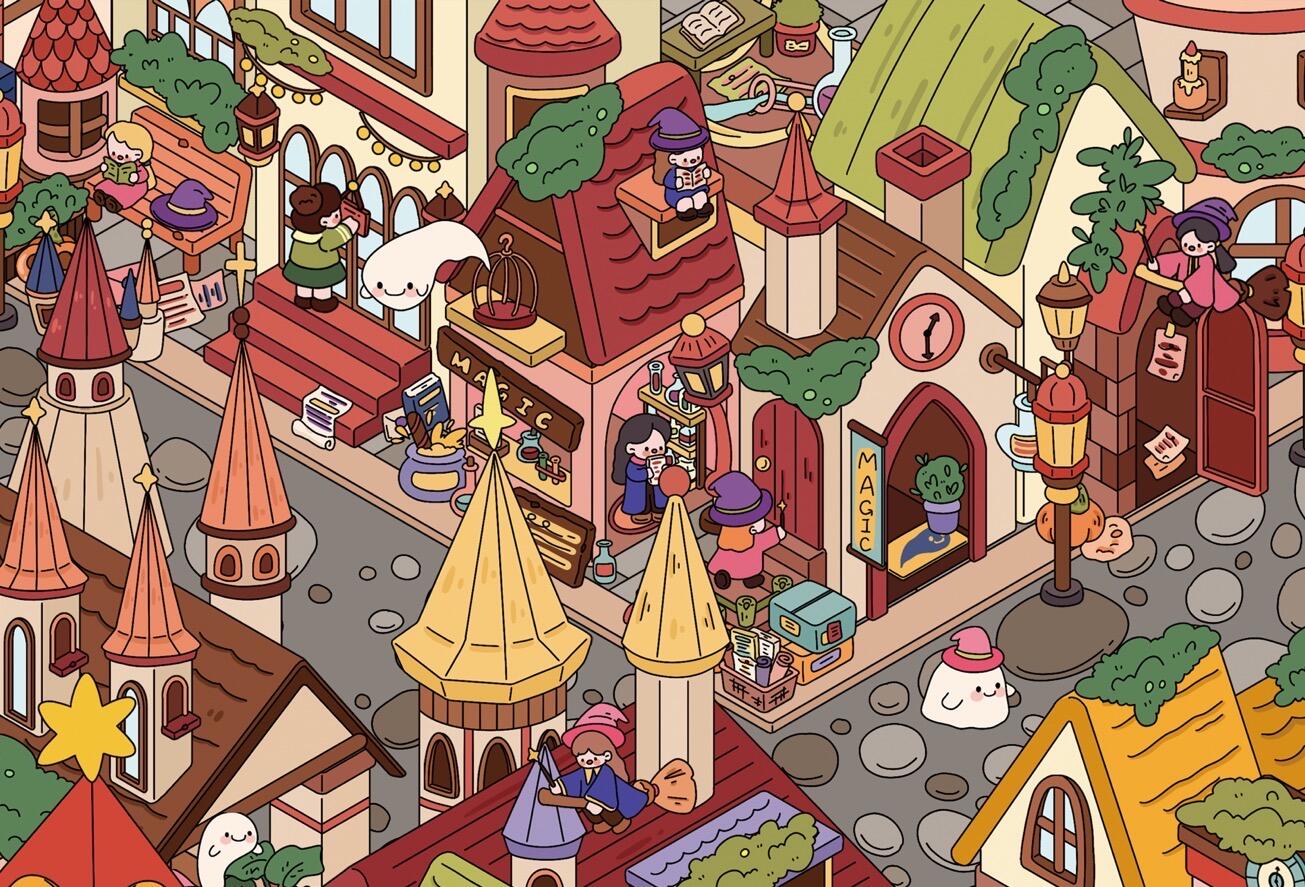 Bit Magic Academy-Cute Huge Scenes