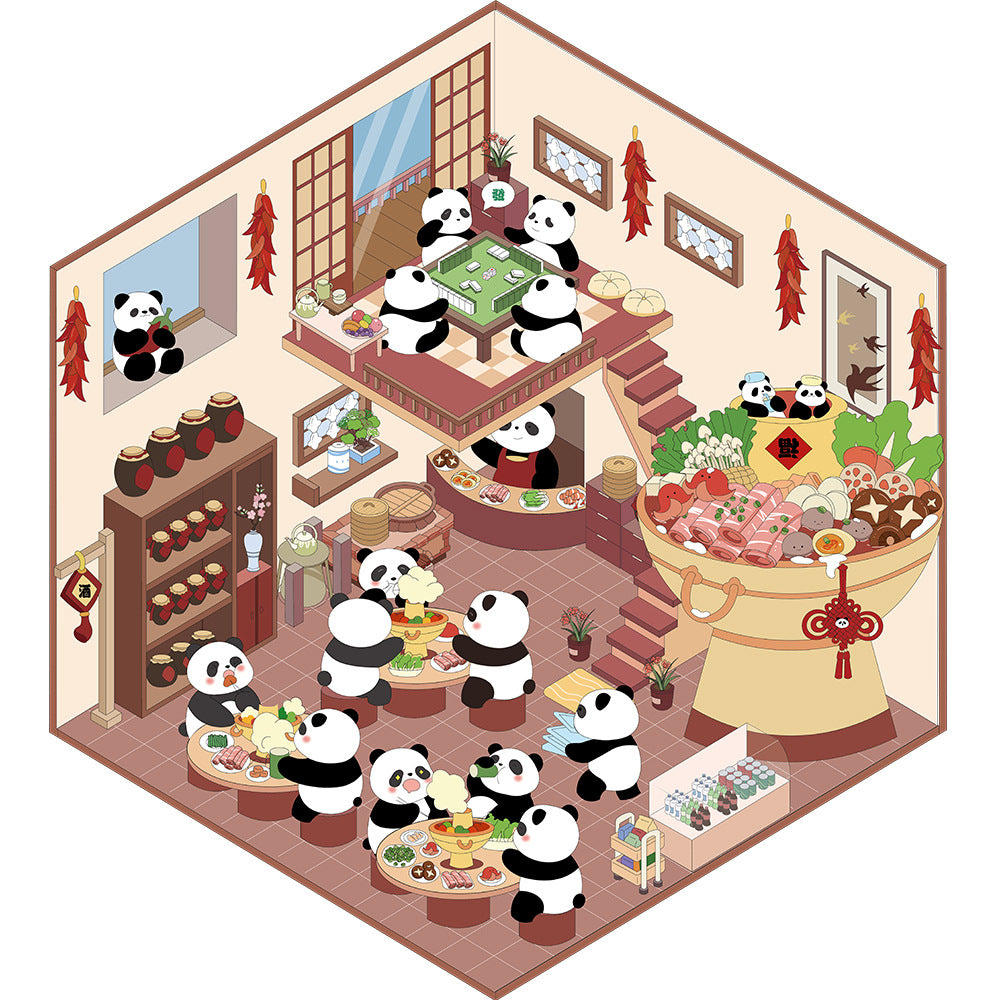 200+Designs medium and small 3D scenes stickers(Maching Game)