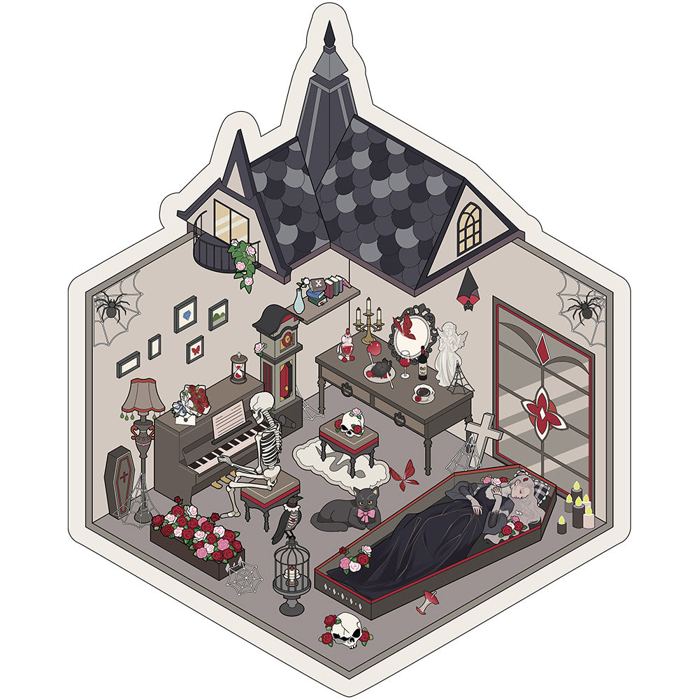 200+Designs medium and small 3D scenes stickers(Maching Game)