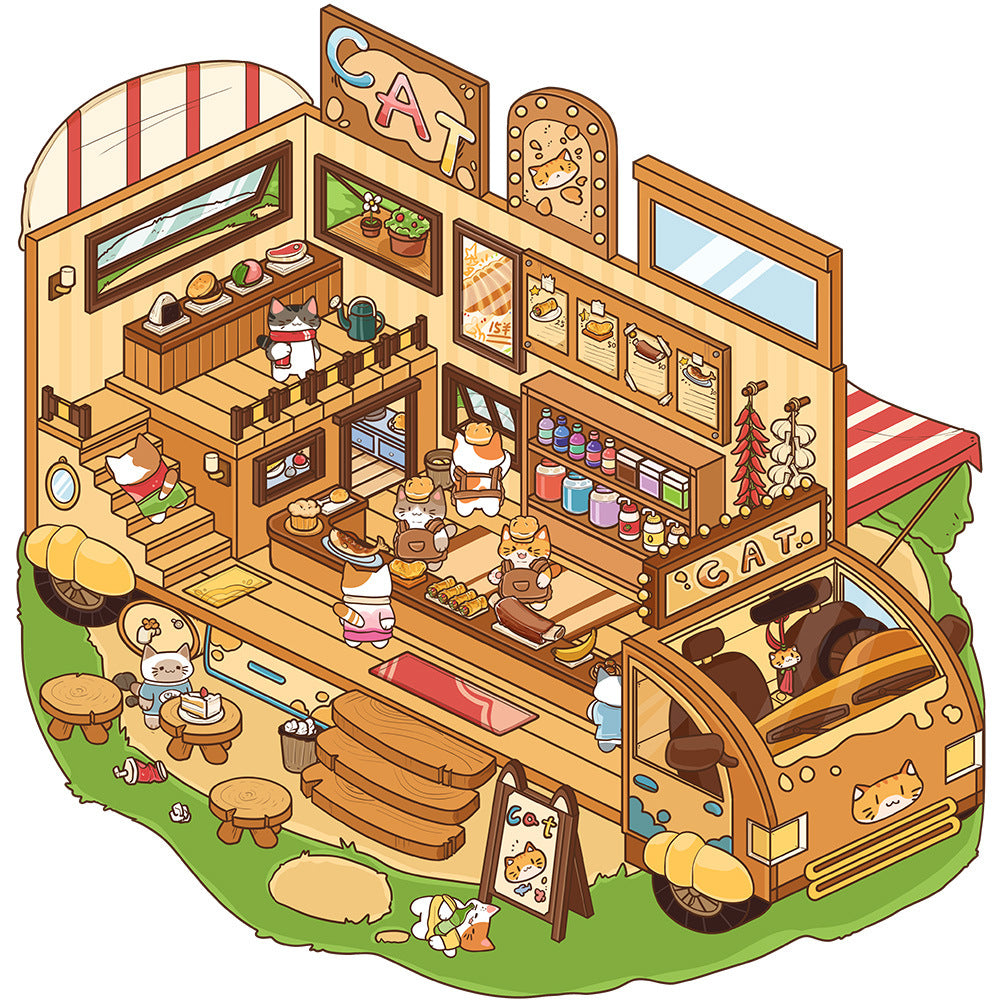 200+Designs medium and small 3D scenes stickers(Maching Game)