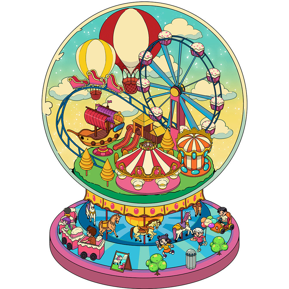 200+Designs medium and small 3D scenes stickers(Maching Game)