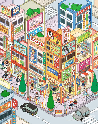 150+Designs Big and Huge size 3D scenes stickers(Maching Game)