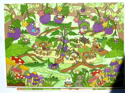 150+Designs Big and Huge size 3D scenes stickers(Maching Game)