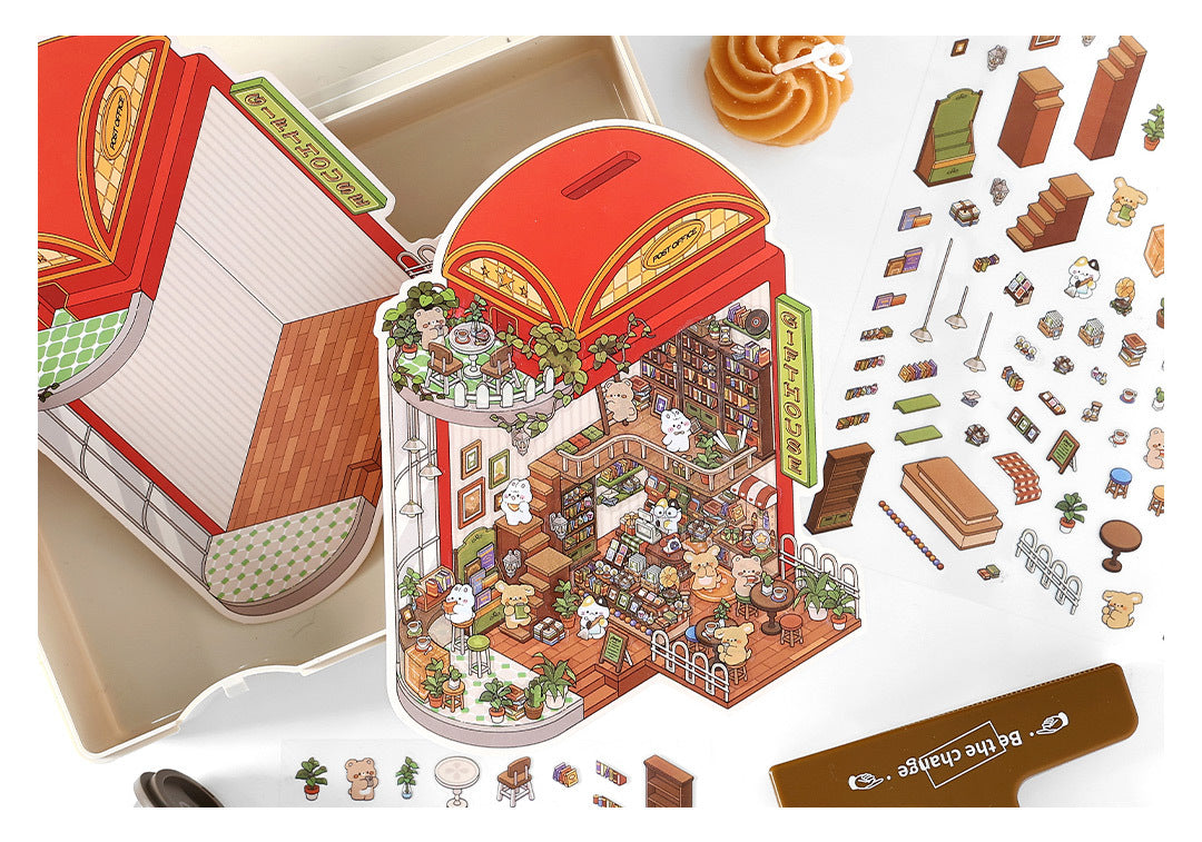200+Designs medium and small 3D scenes stickers(Maching Game)