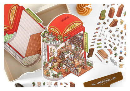 200+Designs medium and small 3D scenes stickers(Maching Game)