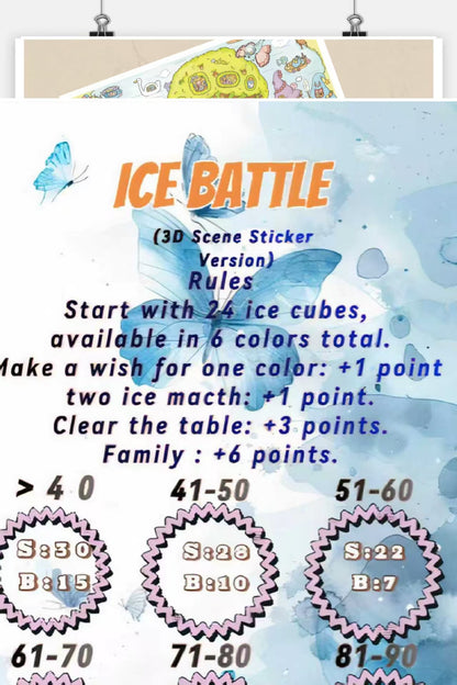Ice Battle (3D Scene Sticker Version)