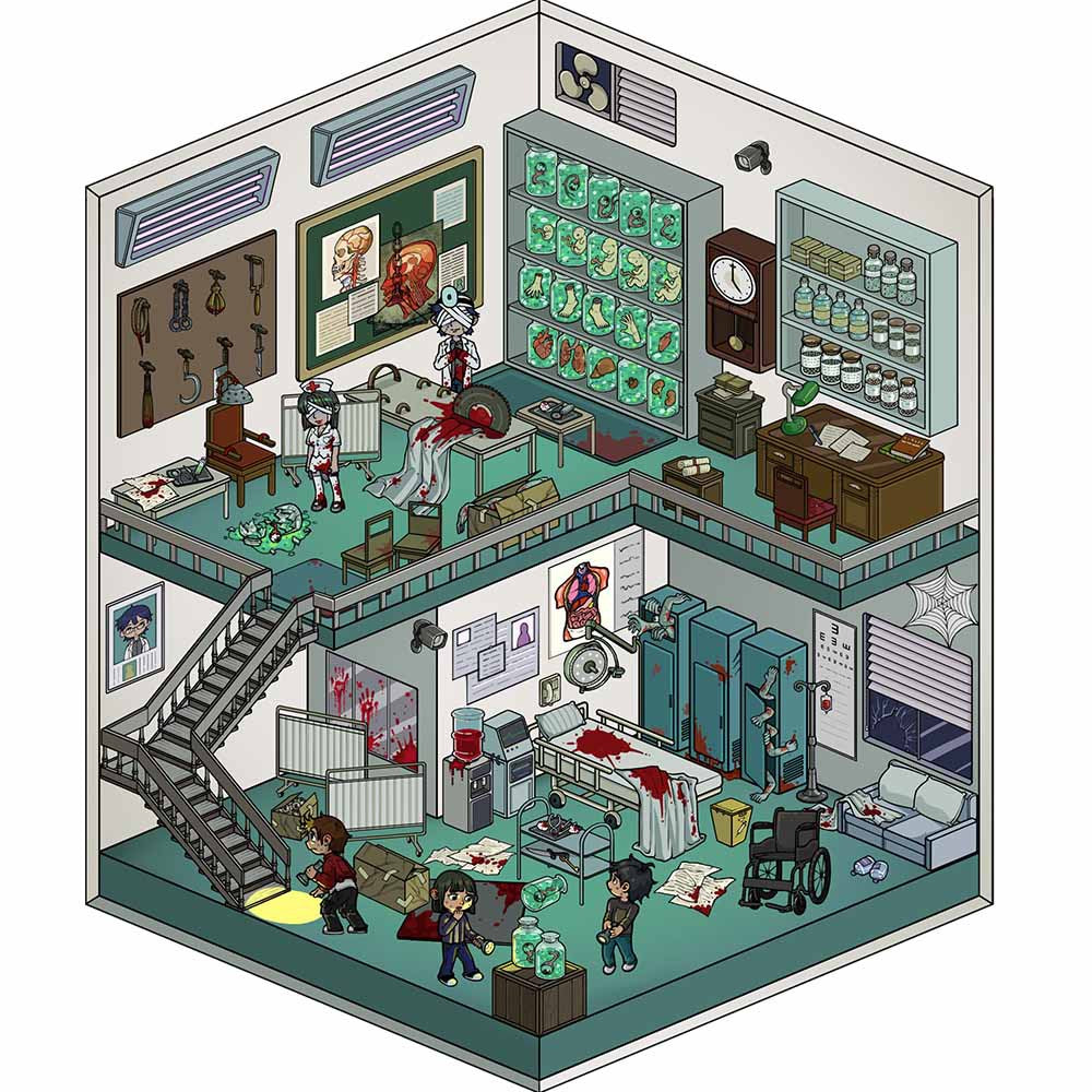 200+Designs medium and small 3D scenes stickers(Maching Game)