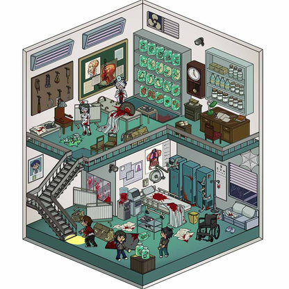 200+Designs medium and small 3D scenes stickers(Maching Game)