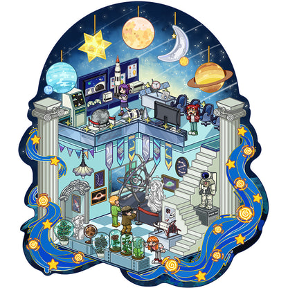 200+Designs medium and small 3D scenes stickers(Maching Game)